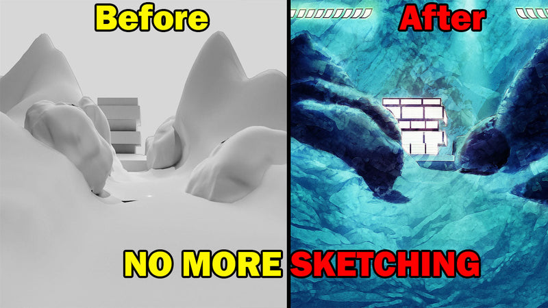 3D Grayboxing Tutorial: Perfect 2D Background Perspective