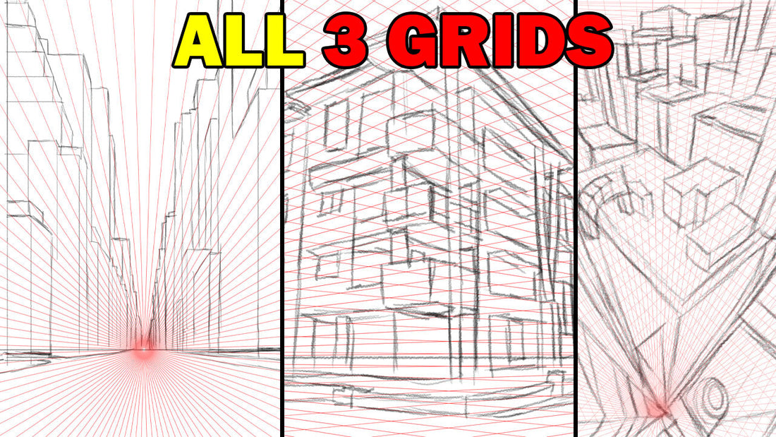 How to Draw Concept Art Backgrounds: 1, 2, & 3 Point Perspective