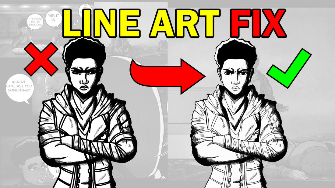 MASTERCLASS: How to Draw Clean Manga Line Art (Step-by-Step)