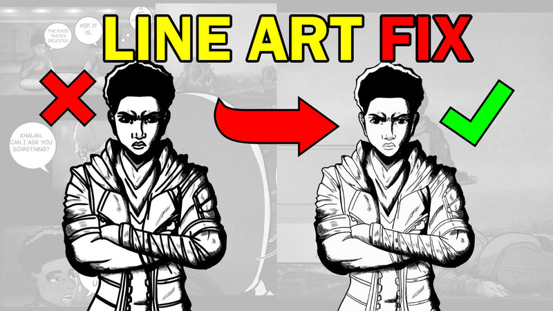 MASTERCLASS: How to Draw Clean Manga Line Art (Step-by-Step)