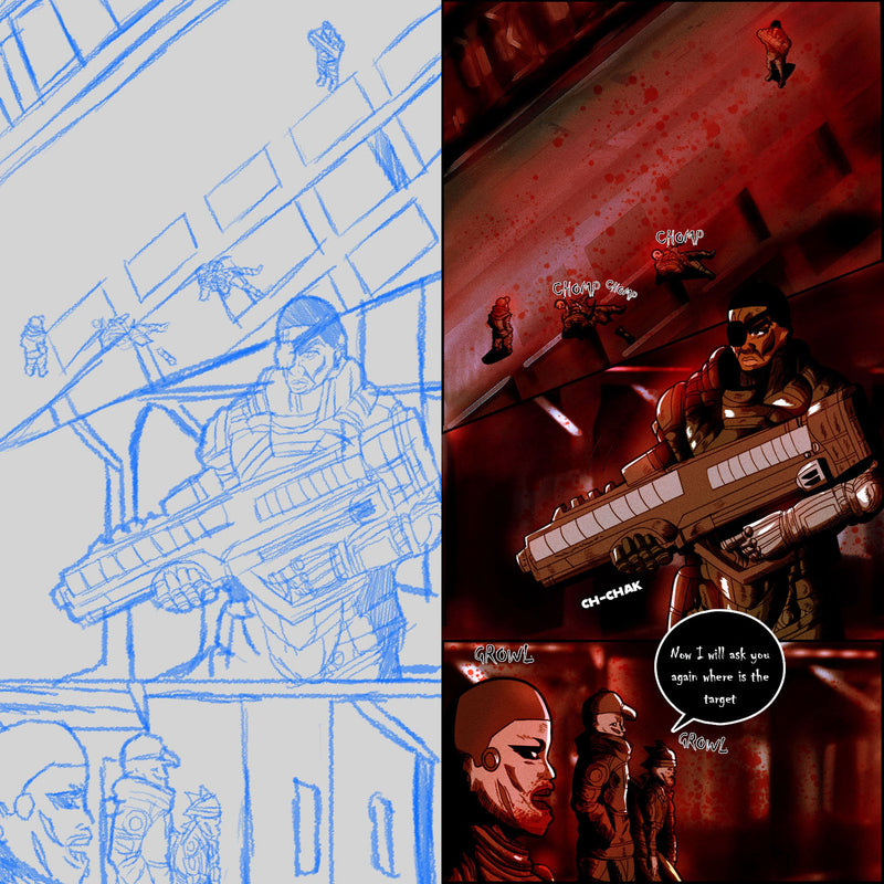 Inking & Shading for Atmospheric Graphic Novels