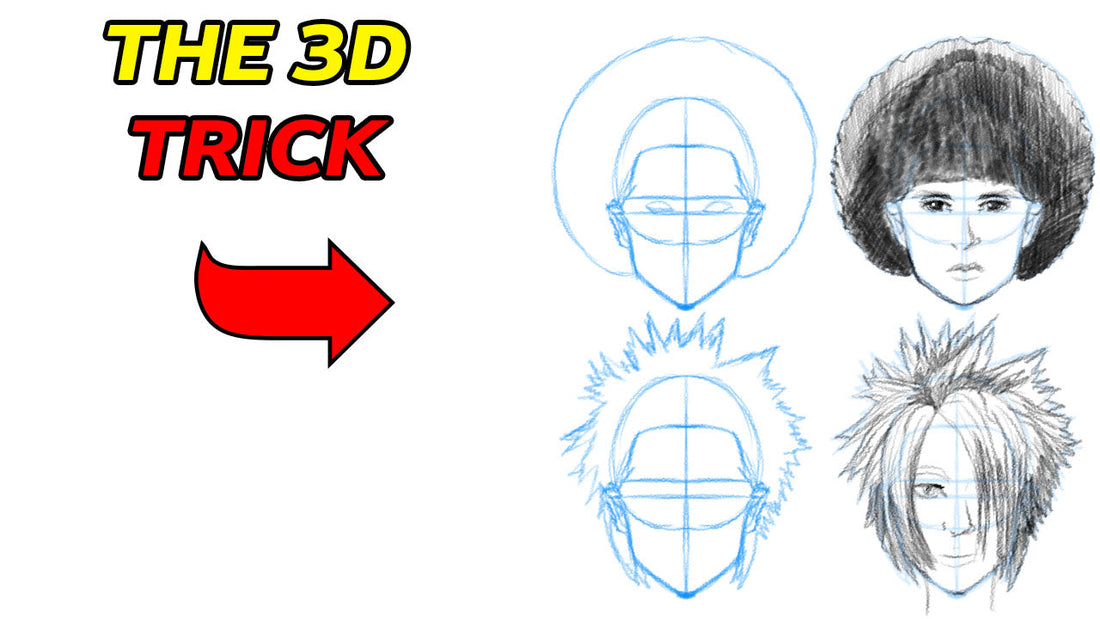 Draw Manga Hair Like a Pro (Step-by-Step Tutorial)
