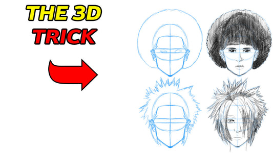 Draw Manga Hair Like a Pro (Step-by-Step Tutorial)