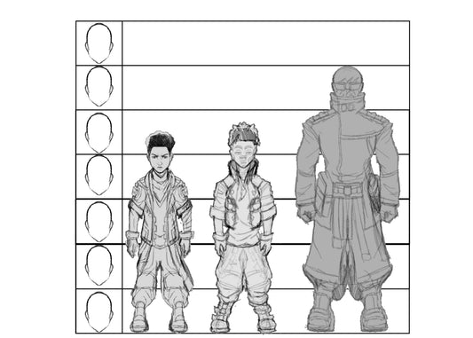 Character Lineups: Measuring by "Heads" 📏🎨